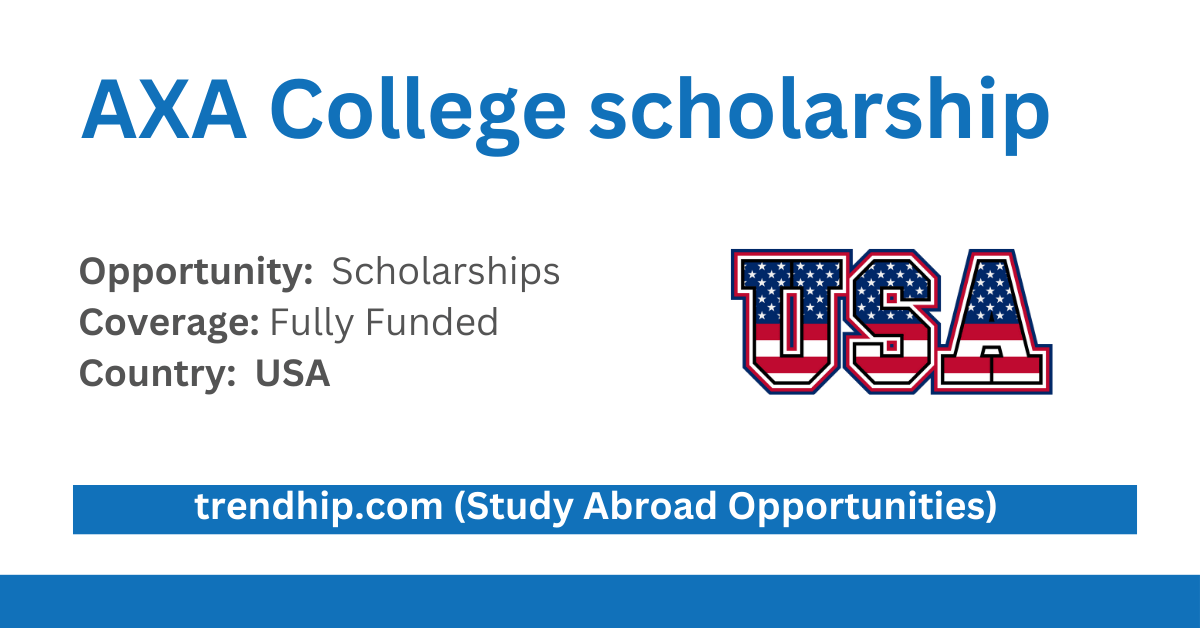 AXA Achievement College scholarship