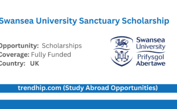 Swansea University Sanctuary Scholarship