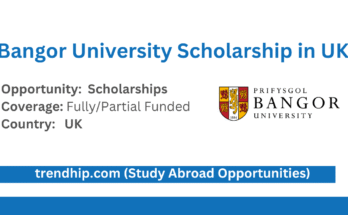 Bangor University Scholarship