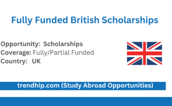 Fully Funded British Scholarships