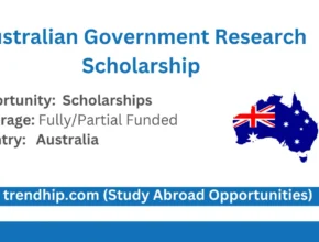 Australian Government Research Scholarship